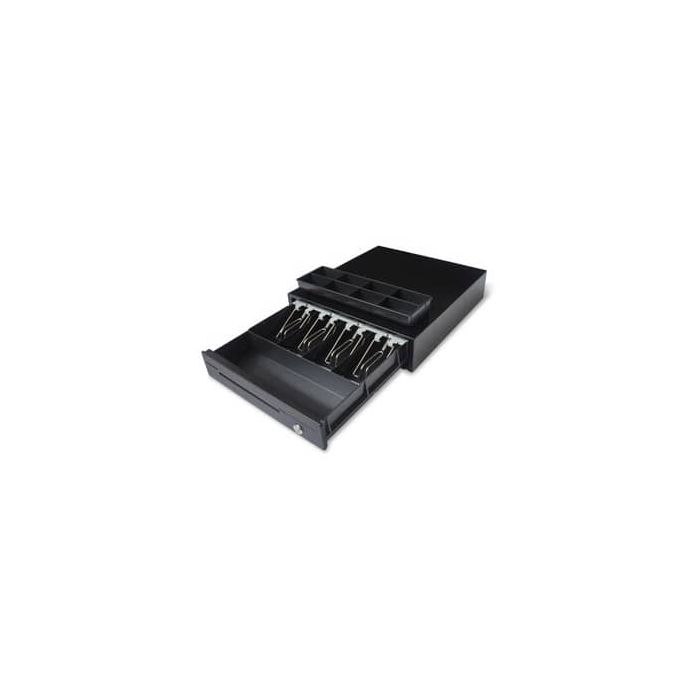Cassetto portadenaro Holenbecky 336x368x80 mm in acciaio nero 3438 main product photo