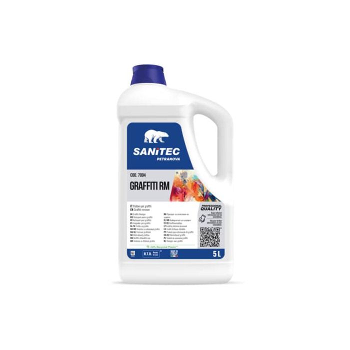 Solvente per la rimozione di graffiti, inchiostri e vernici di ogni genere Graffiti RM Sanitec 5 L / 5,5 Kg - 7004 main product photo