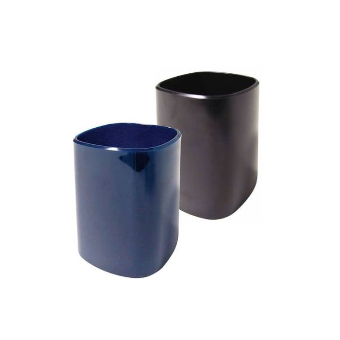 Portapenne ARDA Pastel polistirolo blu opaco 6,5x6,5x9,5 cm 4111A main product photo