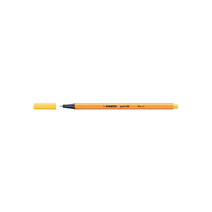 Fineliner Stabilo Point 88 0,4 mm giallo 88/44 main product photo