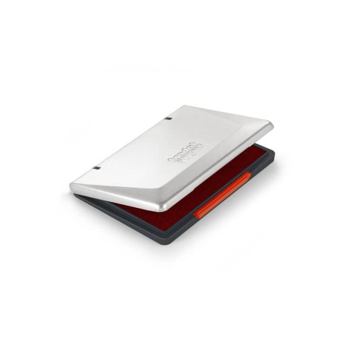 Cuscinetti in feltro per timbri Trodat 9052M - 11x7 cm rosso - coperchio in metallo - 151711 main product photo