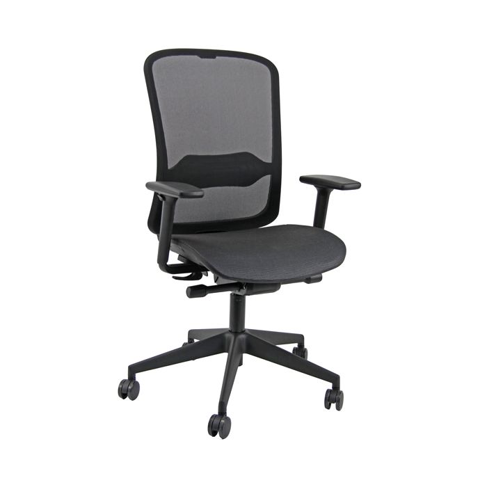 Seduta ergonomica Shape - completamente in rete - nero - Unisit main product photo