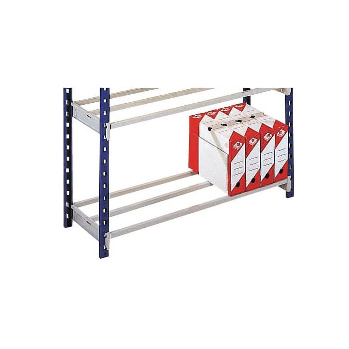 Staffe aggiuntive per scaffalatura Paperflow ad incastro RANG'ECO grigio 35 cm conf. 2 pezzi - K605132 main product photo