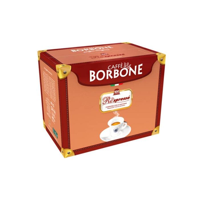 Capsule compatibili Respresso 100 pz Caffe Borbone qualità Blu REBBLU100N main product photo
