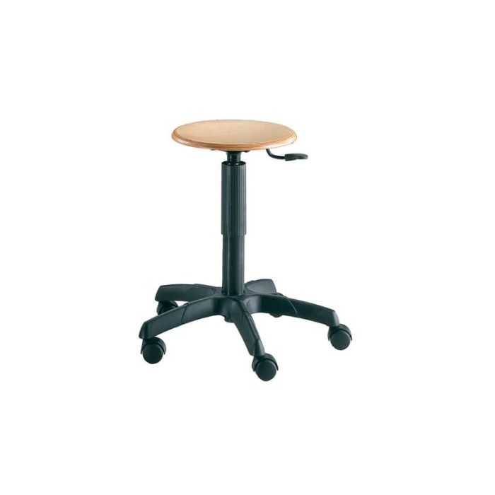 Sgabello tecnico Unisit Esos EOE8 basso - senza schienale - faggio multistrato - EOE8 main product photo