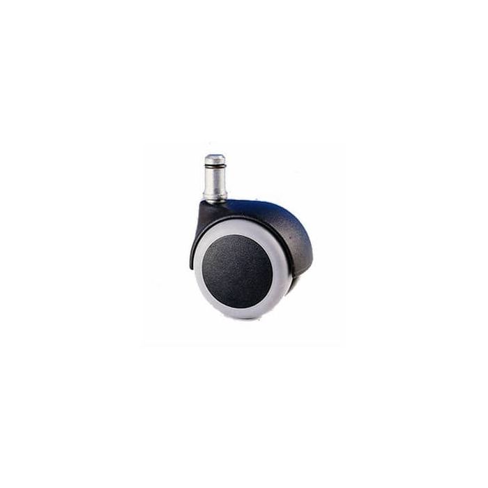 Set 5 ruote gommate Seditaly Elite per sedie diam.50 mm per parquet nere libere CNF5REL020201 main product photo
