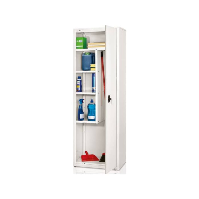 Armadio multiuso 1 porta Tecnical 2 BA-60-TRA - con divisore verticale 60x41x181,5 cm bianco main product photo