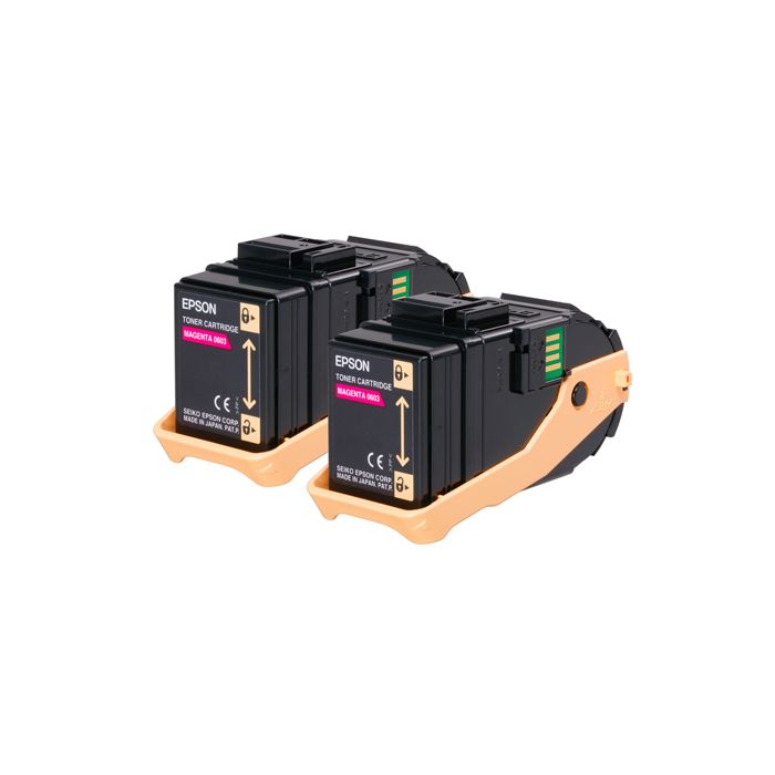 EPSON TONER CARTRIDGE ACUBRITE MAGENTA (S050603), IN CONFEZIONE DOPPIA main product photo