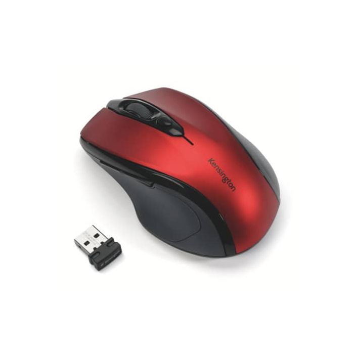 Mouse wireless Kensington Pro Fit medie dimensioni rosso K72422WW main product photo