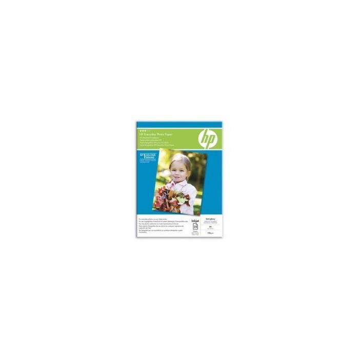 RISMA 25 FG CARTA FOTOGR. HP EVERYDAY PHOTO PAPER SEMI LUCIDA A4 200gr main product photo