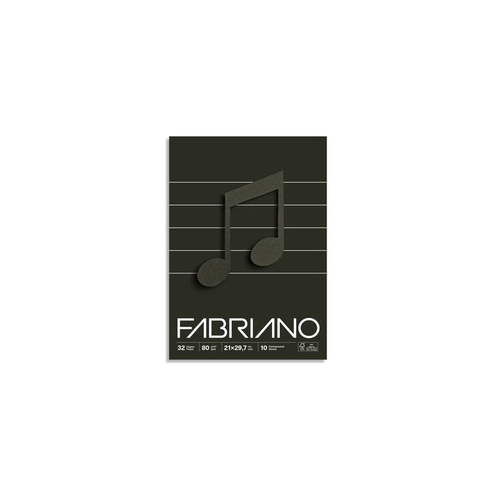 Quaderno musica punto metallico Fabriano A4 - 32 fogli 19100768 main product photo