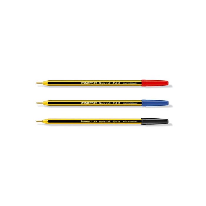 Penna a sfera Staedtler Noris Stick M 1 mm - tratto 0,35 mm blu conf. da 20 - 434 03 main product photo