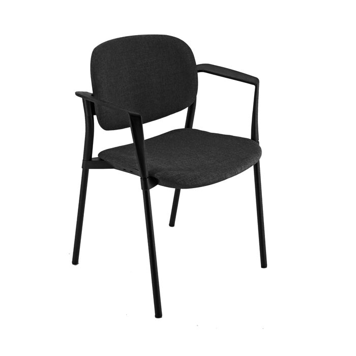 Unisit POLTRONCINA VISITATORE Step NERO c/bracc. main product photo