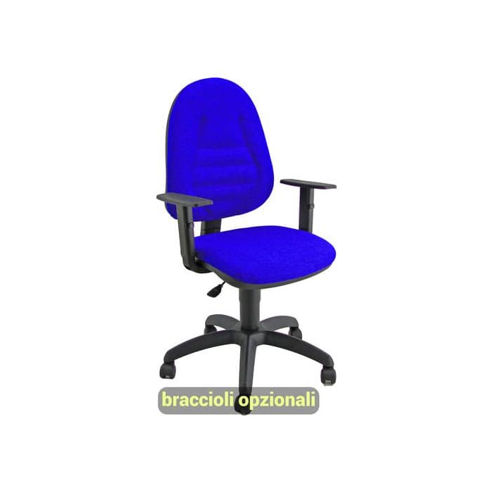 Sedia operativa girevole Unisit Metis MTPRO Eco Smart - rivestimento microfibra blu - MTPRO/MB main product photo