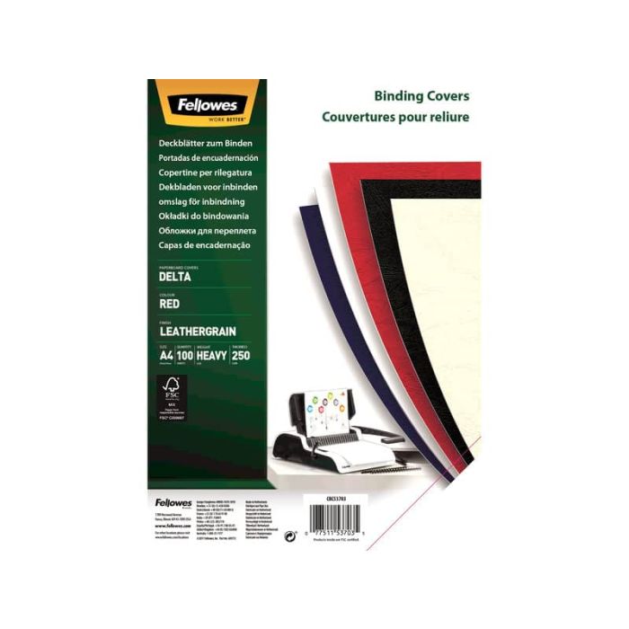 Copertine Delta FSC - Rosso cf. 100 - 5370305 main product photo