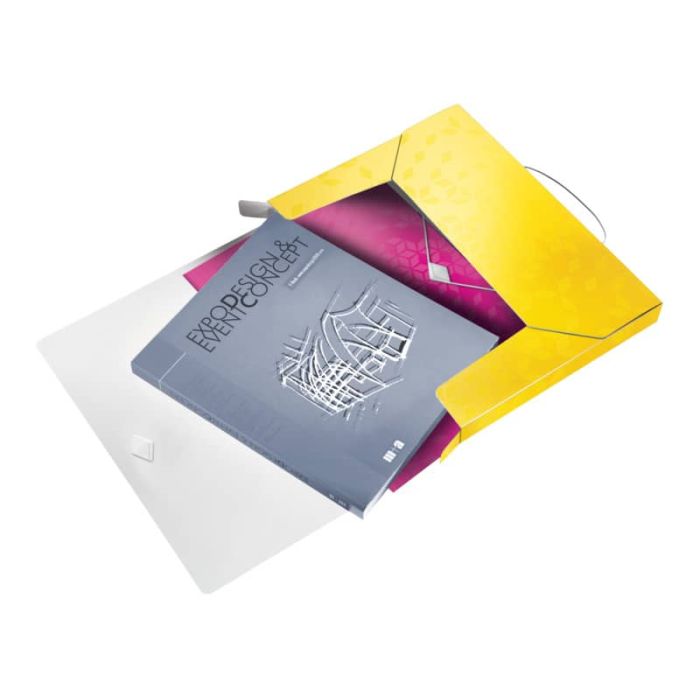Cartella Progetti WOW dorso 3 cm - 250x30x330 mm Leitz giallo 46290116 main product photo