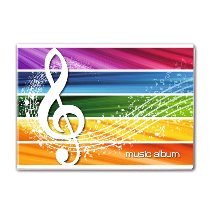 Album musica 8 ff a punto metallico - 17x24 cm Blasetti 80 g 1399 main product photo
