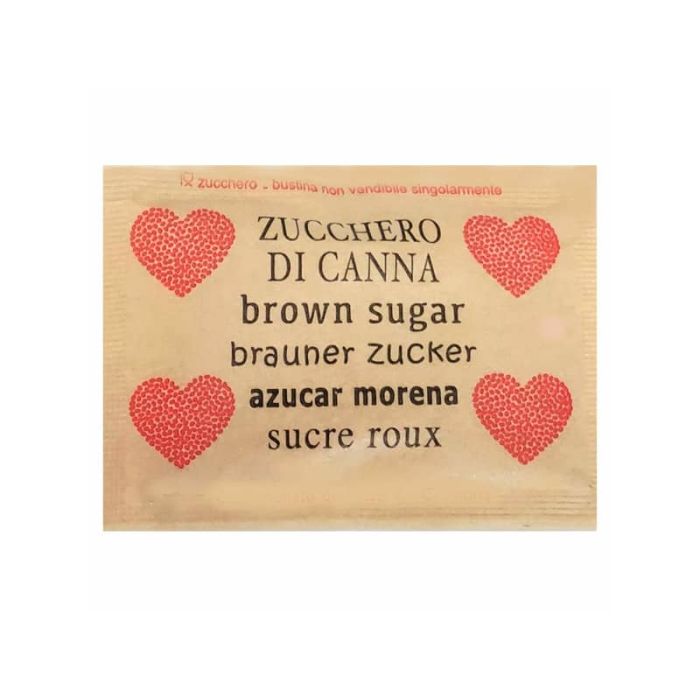 Zucchero di canna in bustine con soggetto generico Frazzi - conf. da 200 pezzi - 06PZ200 main product photo