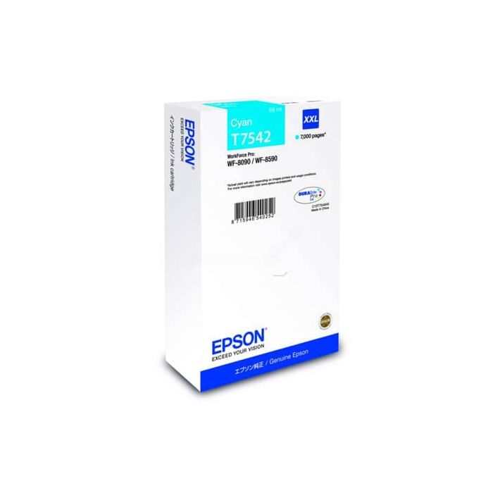 Cartuccia inkjet resa ultra alta T7542XXL Epson ciano C13T754240 main product photo