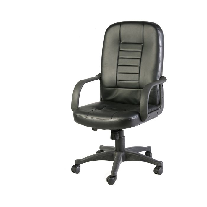 SERENA GROUP Poltrona Direzionale Detroit HC4418H Nero main product photo