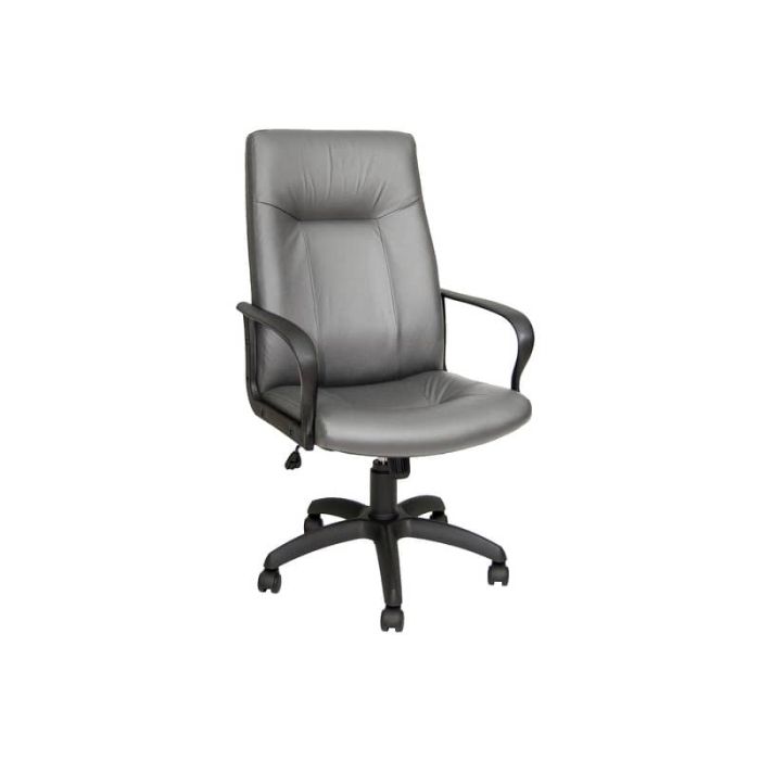Poltrona direzionale girevole Unisit Eridanus ERP Eco Smart schienale alto - rivestimento similpelle grigio -ERP/KG main product photo
