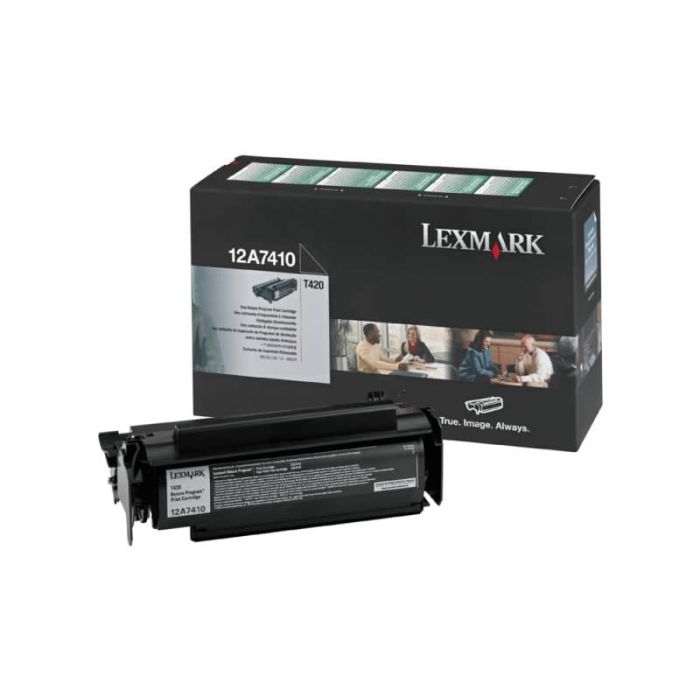 Toner Return Program Lexmark nero 12A7410 main product photo