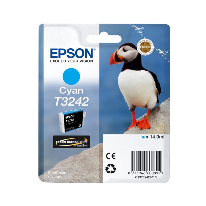 Epson - Cartuccia ink - Ciano - T3242 - C13T32424010 - 14ml main product photo