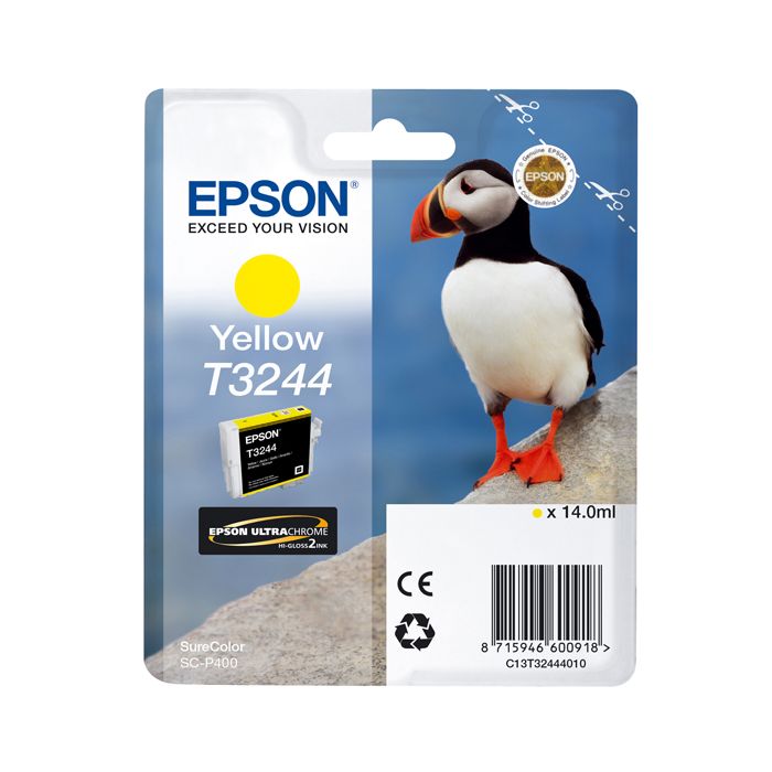 Epson - Cartuccia ink - Giallo - T3244 - C13T32444010 - 14ml main product photo