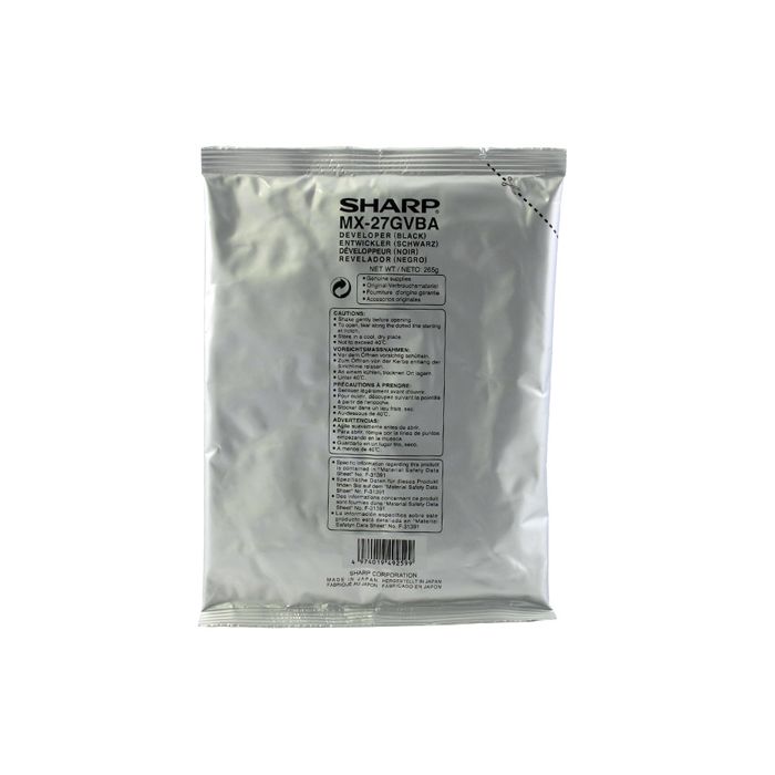 Sharp - Developer - Nero - MX27GVBA - 100.000 pag main product photo