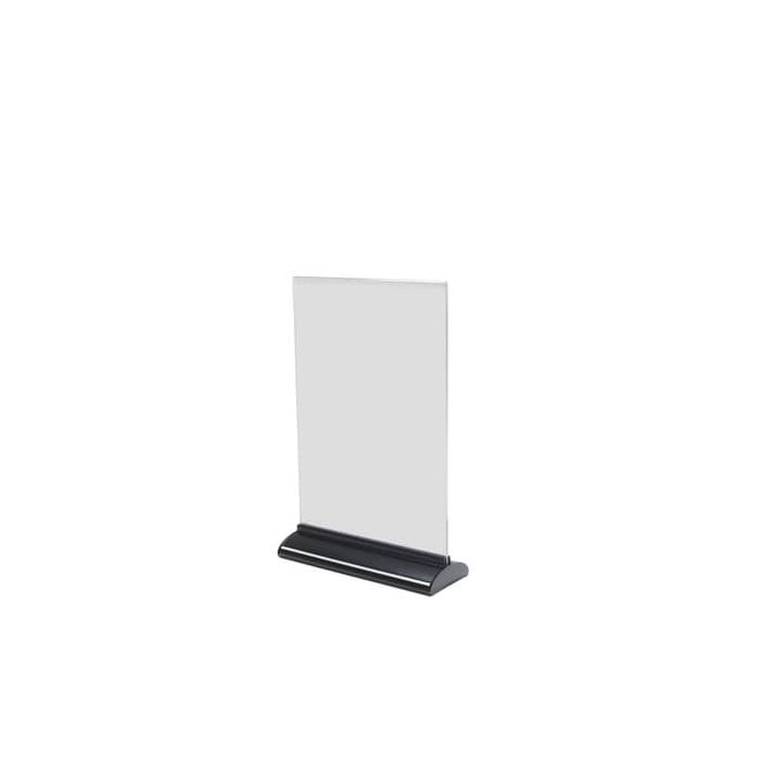 Porta-avvisi deflecto® A4 verticale in polimetilmetacrilato trasparente 58440 main product photo