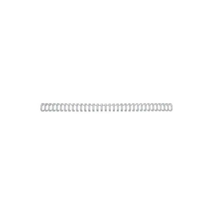 Spirali metalliche a 34 anelli GBC WireBind 14 mm a4 argento conf da 100 spirali - RG810997 main product photo