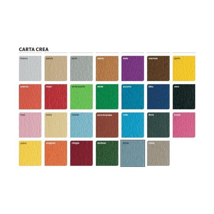 Cartoncino a due superfici Fabriano CartaCrea 35x50 cm 220 g conf. 10 fogli - azzurro - 46435113 main product photo