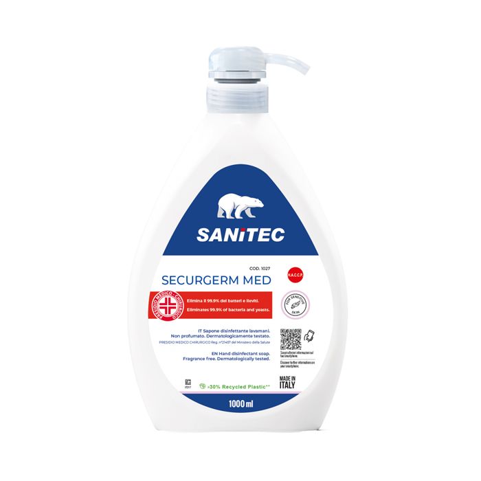 Sapone liquido Sanitec disinfettante lavamani P.M.C. 1 L 1027 main product photo