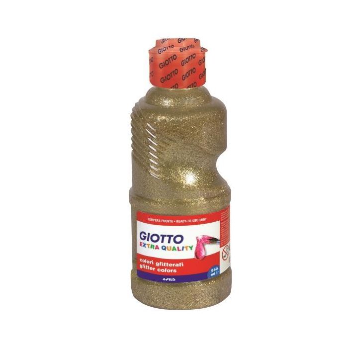 GIOTTO FLACONE 250ML TEMPERA ORO GLITTER main product photo