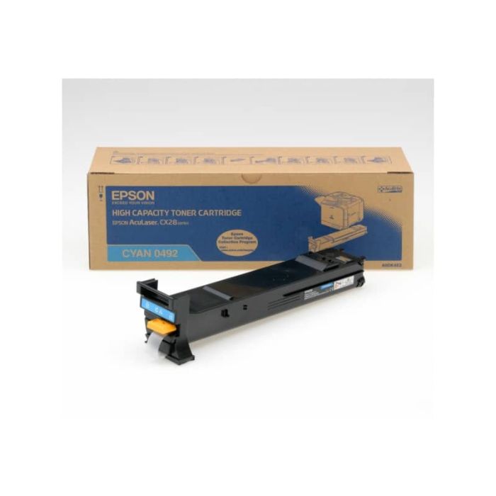 Toner alta capacità 0492 Epson ciano C13S050492 main product photo