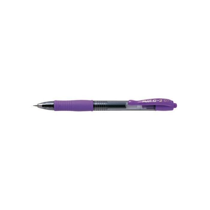 Penna gel a scatto Pilot G-2 0,7 mm viola - 001488 main product photo