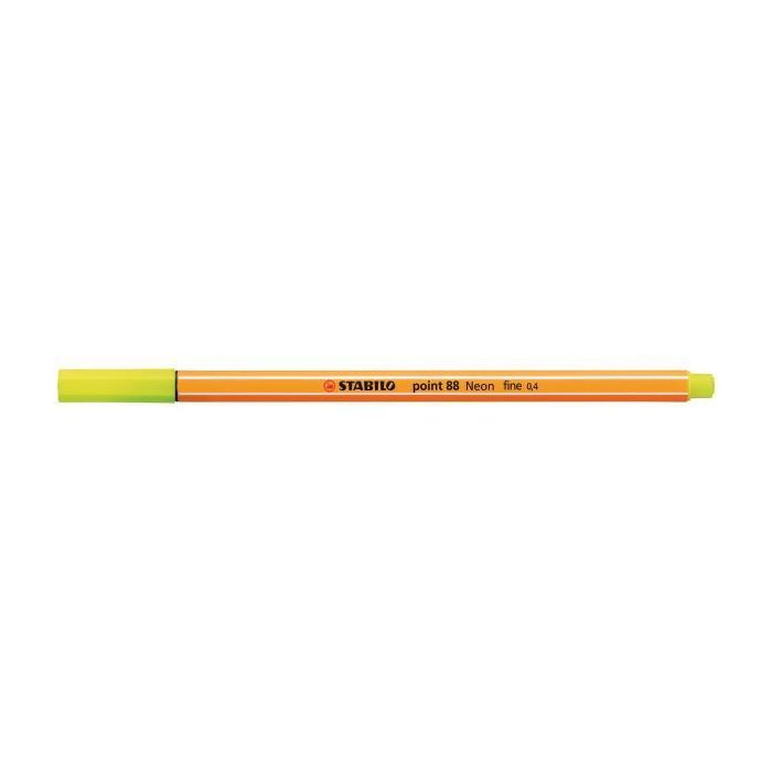 Fineliner Stabilo Point 88 0,4 mm giallo neon 88/024 main product photo