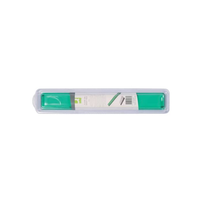 Poggiapolsi da tastiera in gel Q-Connect 49x5,5x2,3 cm verde KF20089 main product photo