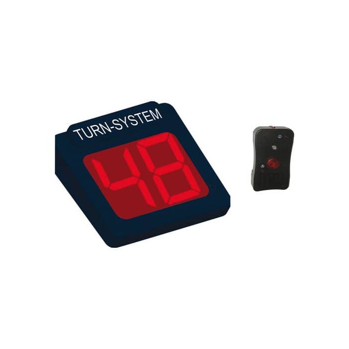 Kit eliminacode PRINTEX display LED 2 cifre + radiocomando nero TR/DIS/2 LED K main product photo