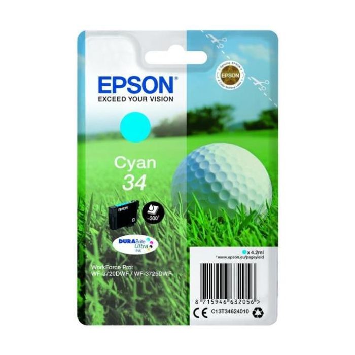 EPSON CARTUCCIA CIANO 34 PALLINA DA GOLF main product photo