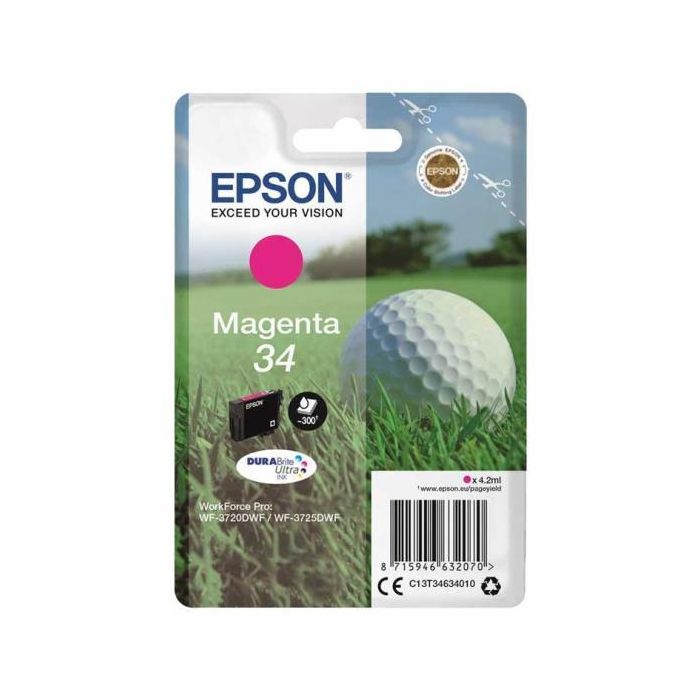 EPSON CARTUCCIA MAGENTA34 PALLINA DA GOLF main product photo
