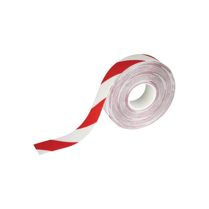 Bobina di nastro antiscivolo adesivo DURABLE DURALINE STRONG 2 COLOUR rosso segnale-bianco - 1726132 main product photo