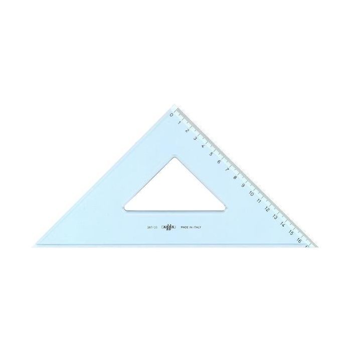Squadra Uni Arda 45 25 cm in plastica trasparente 28725SS main product photo