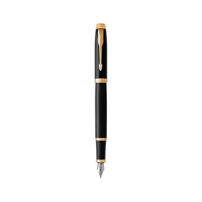Penna stilografica Parker IM punta M inchiostro blu Black GT - 1931652 main product photo