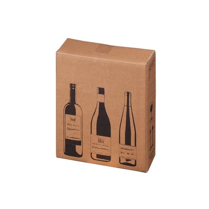 Scatole per bottiglie Wine Pack conf. 10 pz Bong tre bottiglie 222103110 main product photo