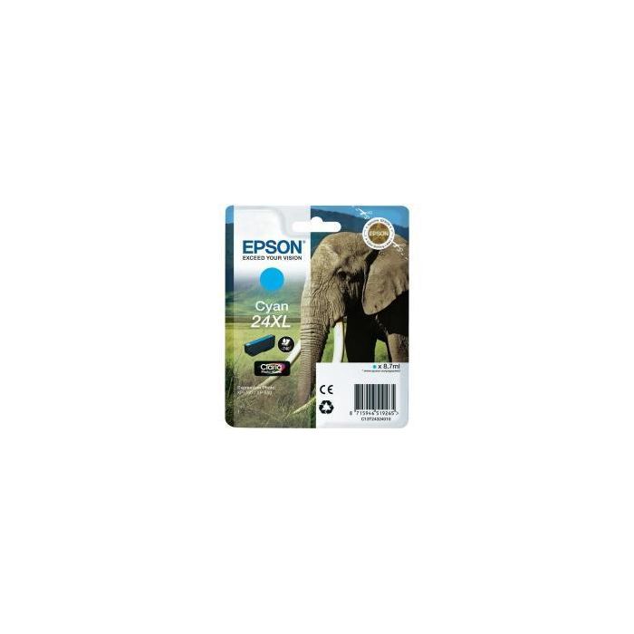 EPSON CARTUCCIA CIANO SERIE24XL ELEFANTE main product photo