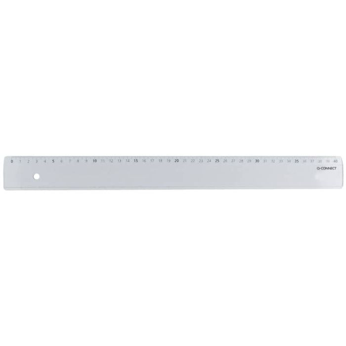 Righello Q-Connect trasparente 40 cm KF00588 main product photo