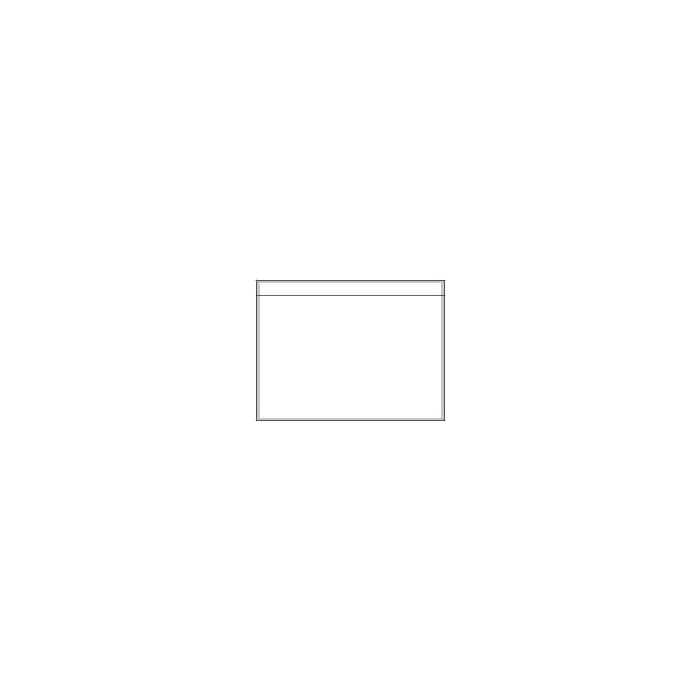 Buste adesive sul retro - C6 trasparente - 162x120 mm Methodo 1000 pz X100604 main product photo