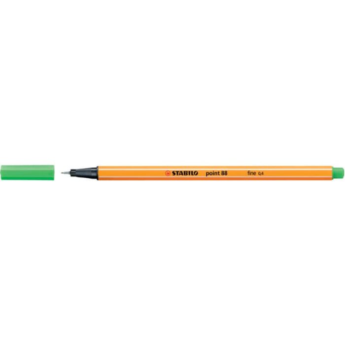 Fineliner Stabilo Point 88 0,4 mm verde foglia - 88/43 main product photo