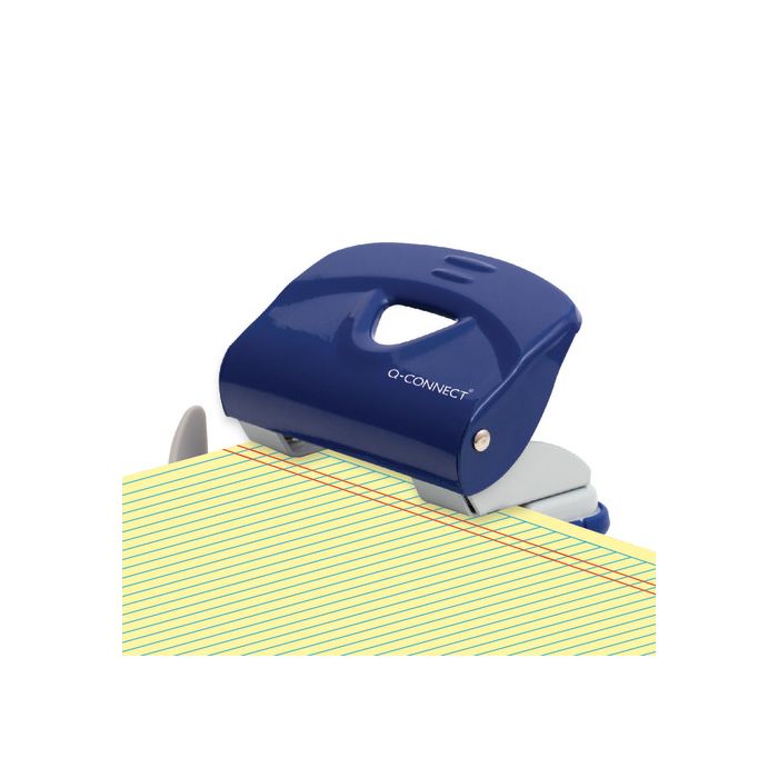 Perforatore a due fori Q-Connect 20 fogli blu KF14218 main product photo